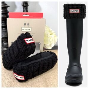 NWT Hunter Cable Knit Cuff Tall Boot Socks
